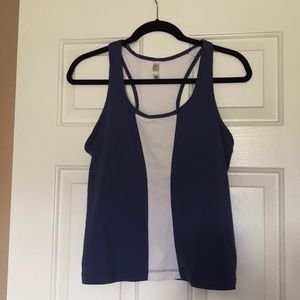 Ativa - workout tank top - purple/white